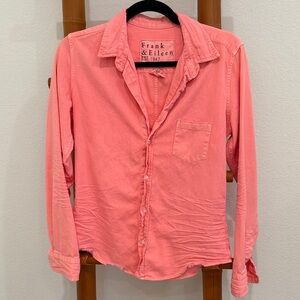 Frank & Eileen Barry Coral Button-Down Shirt